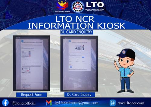 Driver's License Backlog Inquiry